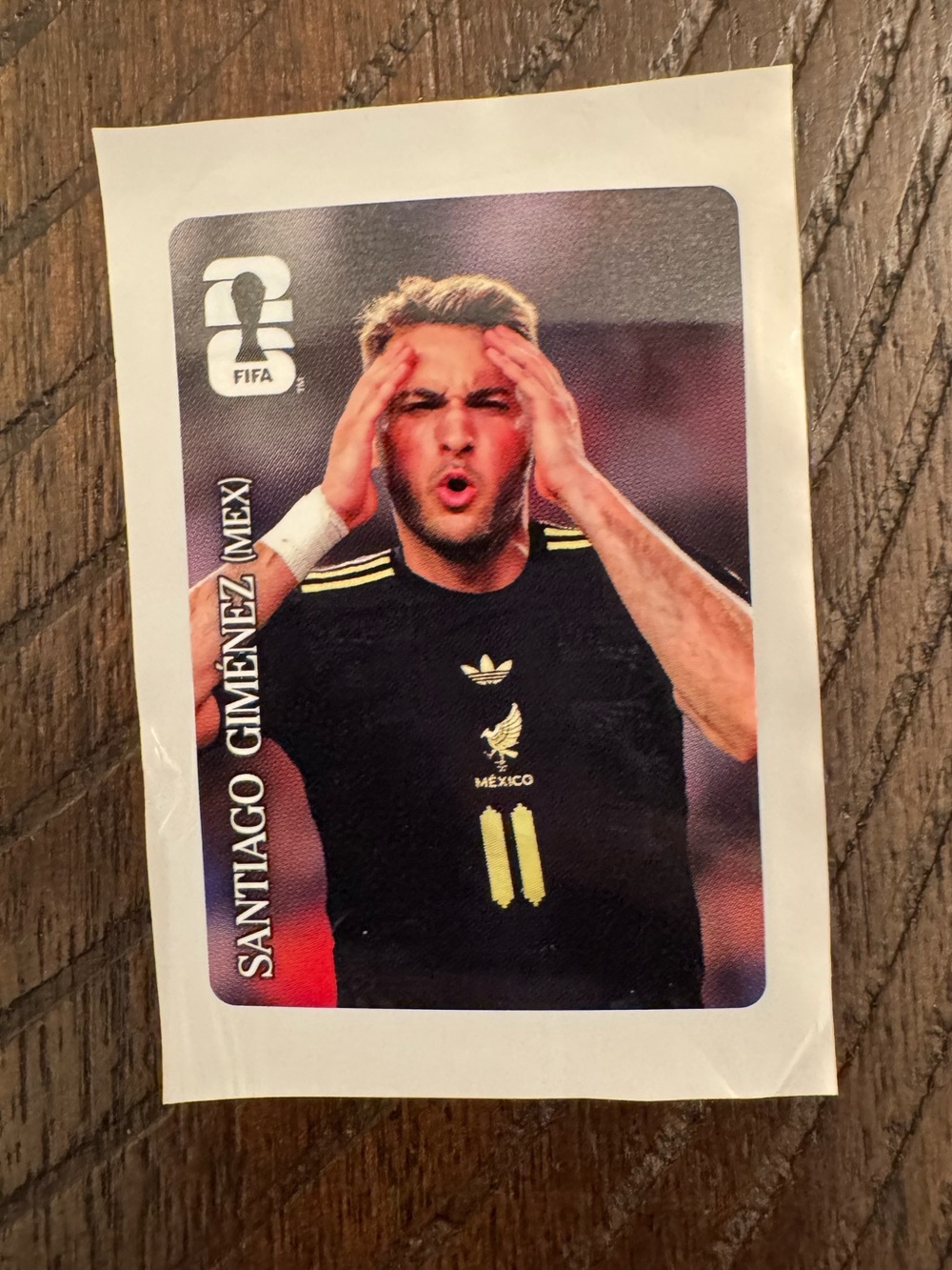 Coca-Cola Panini FIFA World Cup 2026 Promo Sticker - Santiago Giménez (MEX)